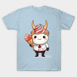 kawaii ice cream cone junk food T-Shirt cute  funny T-Shirt